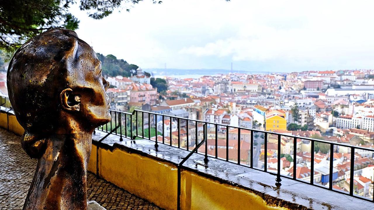 Traditional Apartment With A Terrace, Ac And Fast Internet Lisboa Extérieur photo